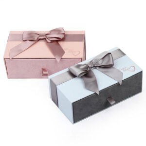 pastel ribbon gift boxes